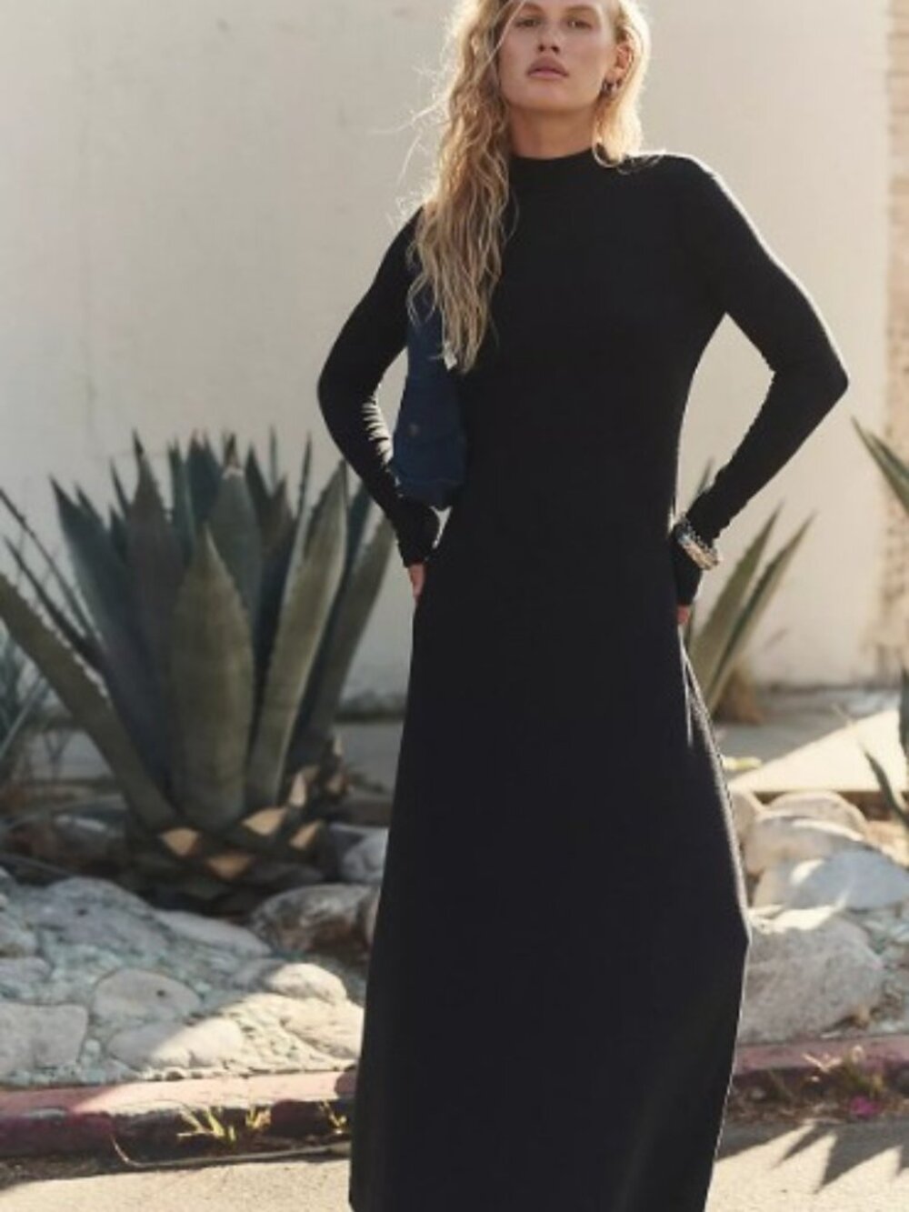 (FP-92) Free People Good Feels Alessia Maxi Dress